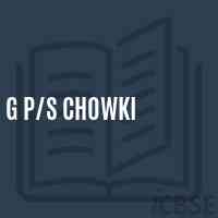 G P/s Chowki Middle School Logo