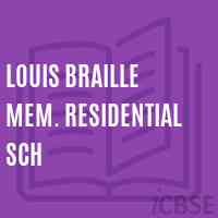 Louis Braille Mem. Residential Sch Middle School Logo