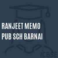 Ranjeet Memo Pub Sch Barnai Secondary School Logo