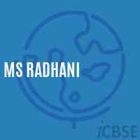 Ms Radhani Middle School Logo