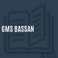 Gms Bassan Middle School Logo