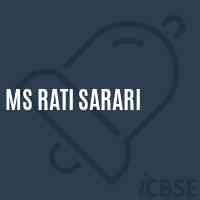 Ms Rati Sarari Middle School Logo