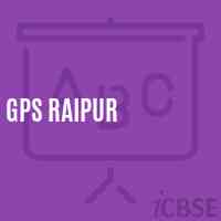 Gps Raipur Primary School Logo