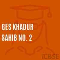 Ges Khadur Sahib No. 2 Primary School Logo