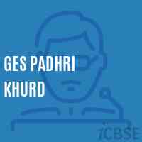 Ges Padhri Khurd Primary School Logo