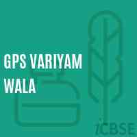 Gps Variyam Wala Primary School Logo