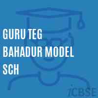 Guru Teg Bahadur Model Sch Middle School Logo