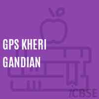 Gps Kheri Gandian Primary School Logo