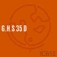 G.H.S 35 D Secondary School Logo