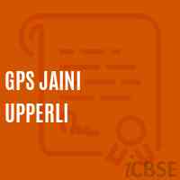 Gps Jaini Upperli Primary School Logo