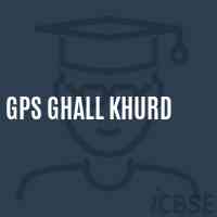 Gps Ghall Khurd Primary School Logo
