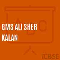 Gms Ali Sher Kalan Middle School Logo