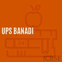 Ups Banadi Middle School Logo