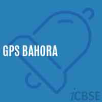 Gps Bahora Primary School Logo