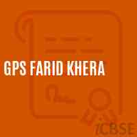 Gps Farid Khera Primary School Logo