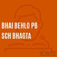 Bhai Behlo Pb Sch Bhagta Secondary School Logo