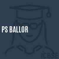 Ps Ballor Primary School Logo