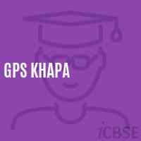 Gps Khapa Primary School Logo