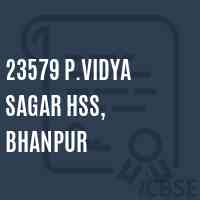 23579 P.Vidya Sagar Hss, Bhanpur Senior Secondary School Logo