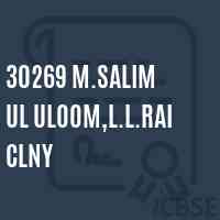 30269 M.Salim Ul Uloom,L.L.Rai Clny Middle School Logo