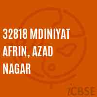 32818 Mdiniyat Afrin, Azad Nagar Primary School Logo