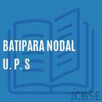 Batipara Nodal U. P. S Middle School Logo