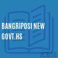 Bangriposi New Govt.Hs School Logo