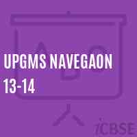 Upgms Navegaon 13-14 Middle School Logo