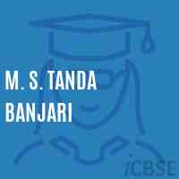 M. S. Tanda Banjari Middle School Logo