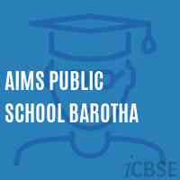 Aims Public School Barotha Logo