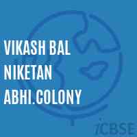 Vikash Bal Niketan Abhi.Colony Middle School Logo