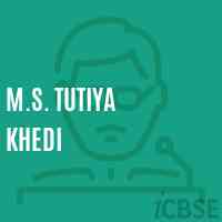 M.S. Tutiya Khedi Middle School Logo