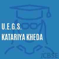 U.E.G.S. Katariya Kheda Primary School Logo