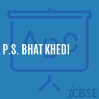 P.S. Bhat Khedi Primary School Logo