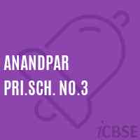 Anandpar Pri.Sch. No.3 Middle School Logo