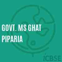 Govt. Ms Ghat Piparia Middle School Logo