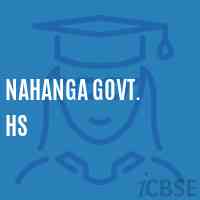 Nahanga Govt. Hs School Logo