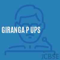 Giranga P Ups Middle School Logo