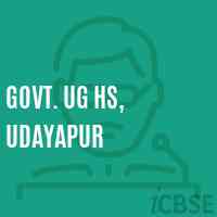 Govt. Ug Hs, Udayapur Secondary School Logo