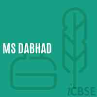 Ms Dabhad Middle School Logo