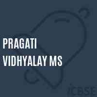Pragati Vidhyalay Ms Middle School Logo