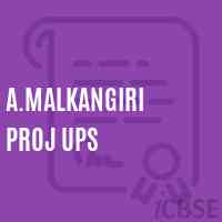 A.Malkangiri Proj Ups Middle School Logo