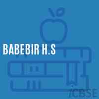 Babebir H.S School Logo