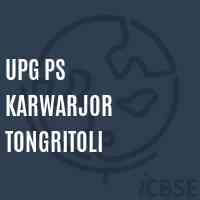 Upg Ps Karwarjor Tongritoli Primary School Logo