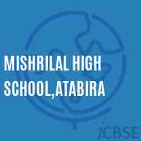 Mishrilal High School,Atabira Logo