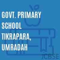 Govt. Primary School Tikrapara, Umradah Logo
