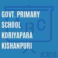 Govt. Primary School Koriyapara Kishanpuri Logo