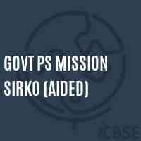 Govt Ps Mission Sirko (Aided) Primary School Logo
