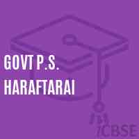 Govt P.S. Haraftarai Primary School Logo