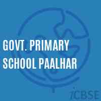 Govt. Primary School Paalhar Logo